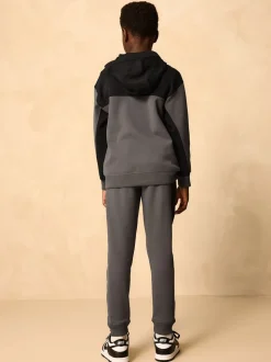 Antraciet - Tech Sportswear Hoodie and Joggers Set
