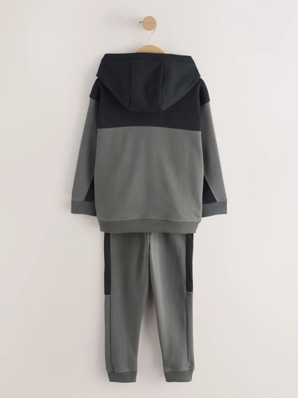Antraciet - Tech Sportswear Hoodie and Joggers Set