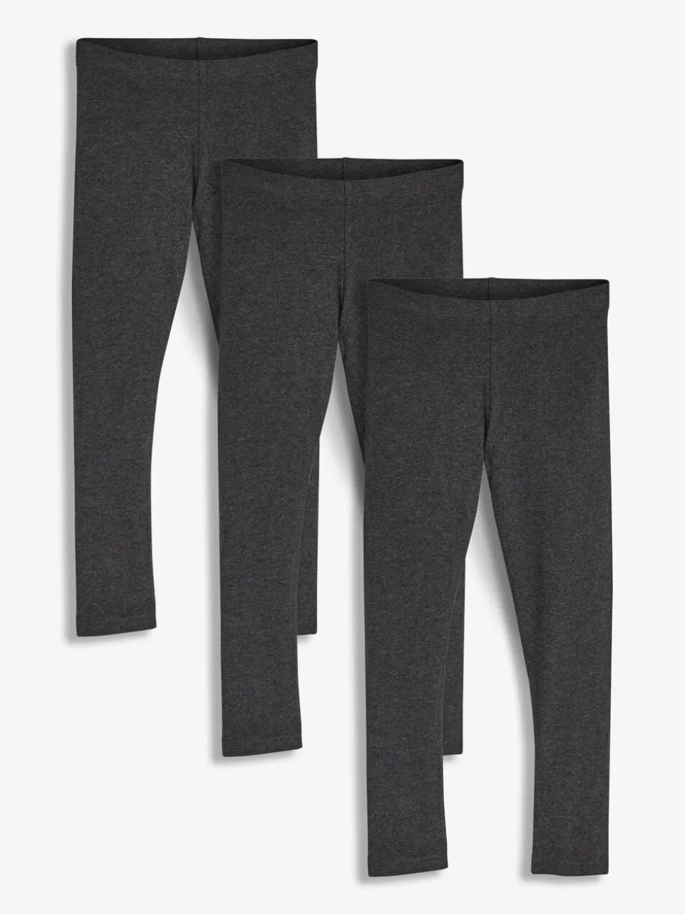 Antraciet - Verpakking van 3 leggings (3-16 jr)