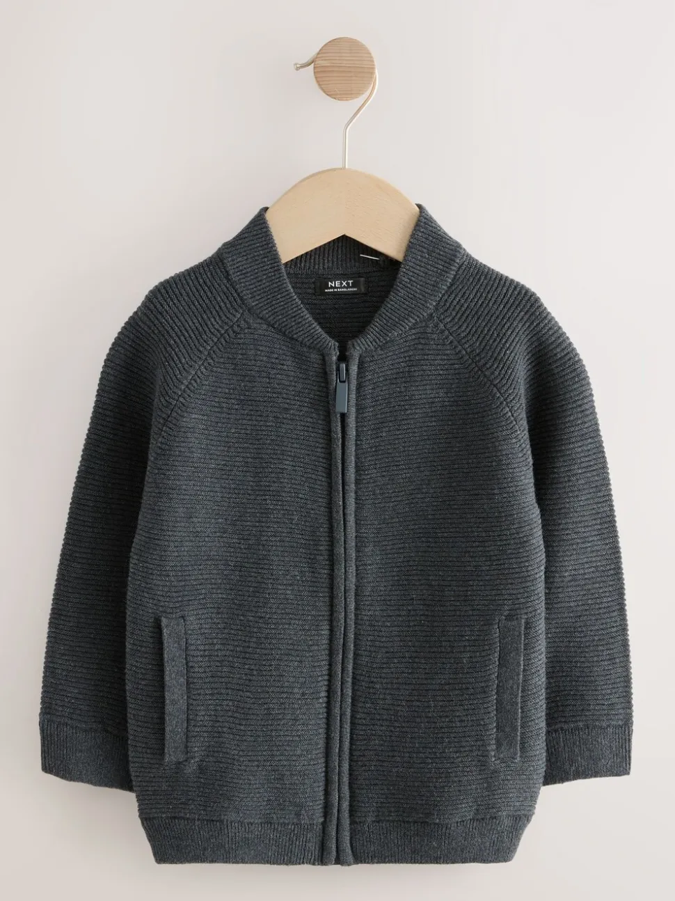 Antraciet - Vest met ritssluiting (3 mnd-7 jr)