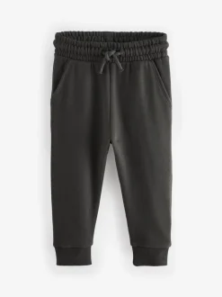 Antraciet - Zacht aanvoelende jersey joggingbroek (3 mnd-7 jr)