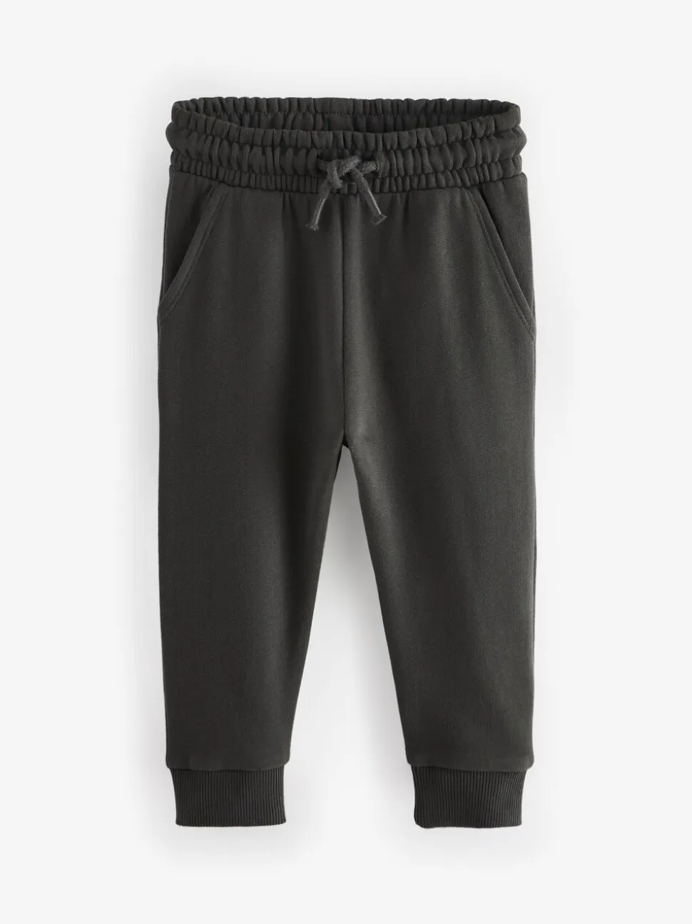 Antraciet - Zacht aanvoelende jersey joggingbroek (3 mnd-7 jr)