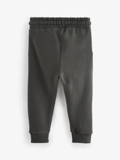 Antraciet - Zacht aanvoelende jersey joggingbroek (3 mnd-7 jr)