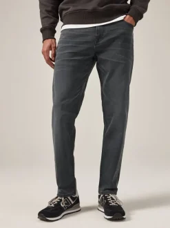 Antracietgrijs - Enkele - Slim fit klassieke stretchy jeans