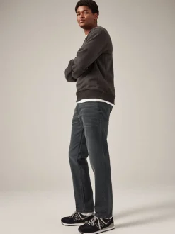Antracietgrijs - Enkele - Slim fit klassieke stretchy jeans