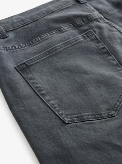 Antracietgrijs - Enkele - Slim fit klassieke stretchy jeans