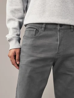 Antracietgrijs - Slim Fit - Comfortabele stretchjeans