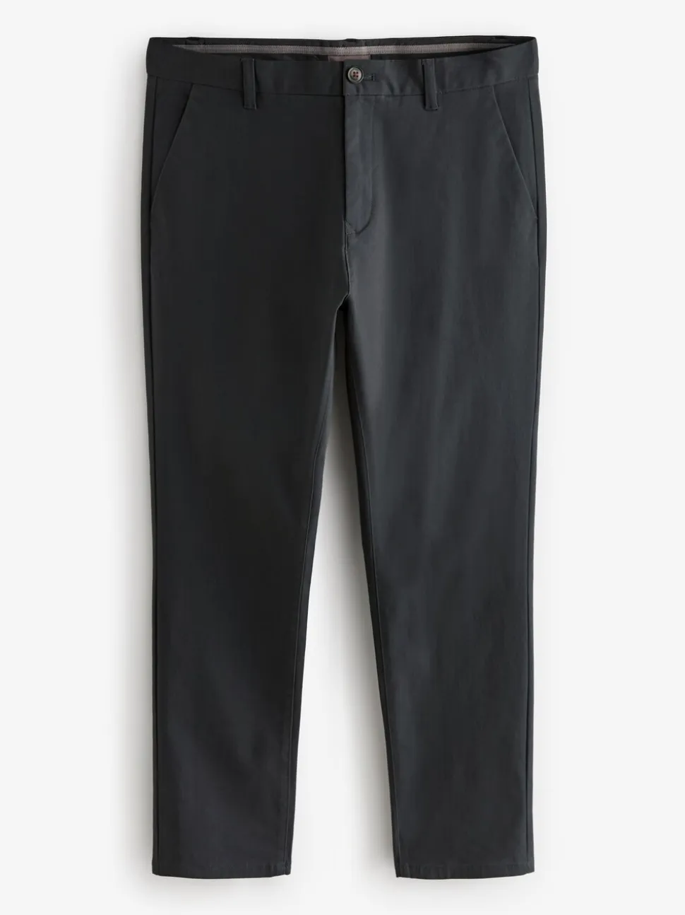 Antracietgrijs - Slim Fit - Stretchy chino