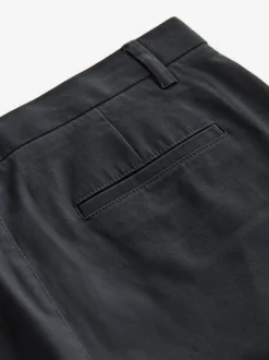 Antracietgrijs - Slim Fit - Stretchy chino