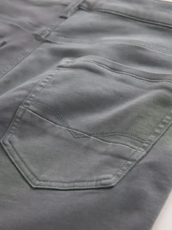 Antracietgrijs - Straight fit - Comfortabele stretchjeans
