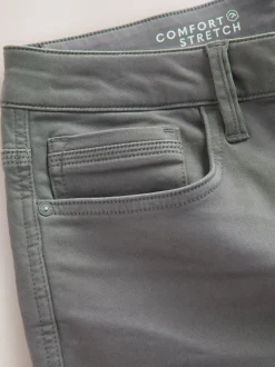 Antracietgrijs - Straight fit - Comfortabele stretchjeans