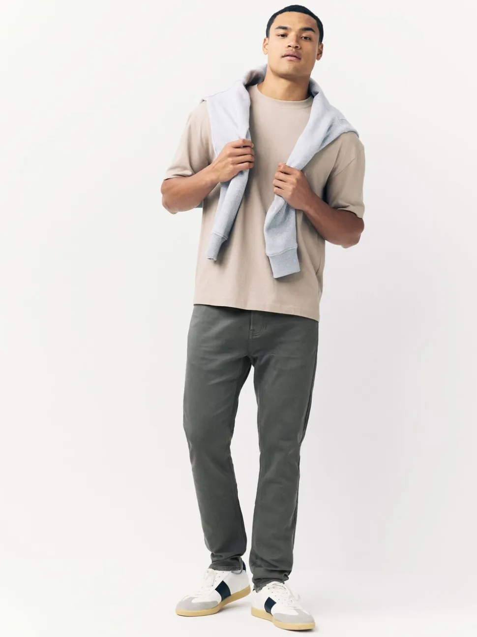 Antracietgrijs - Strakke Pasvorm - Comfortabele stretchjeans