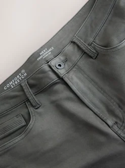 Antracietgrijs - Strakke Pasvorm - Comfortabele stretchjeans