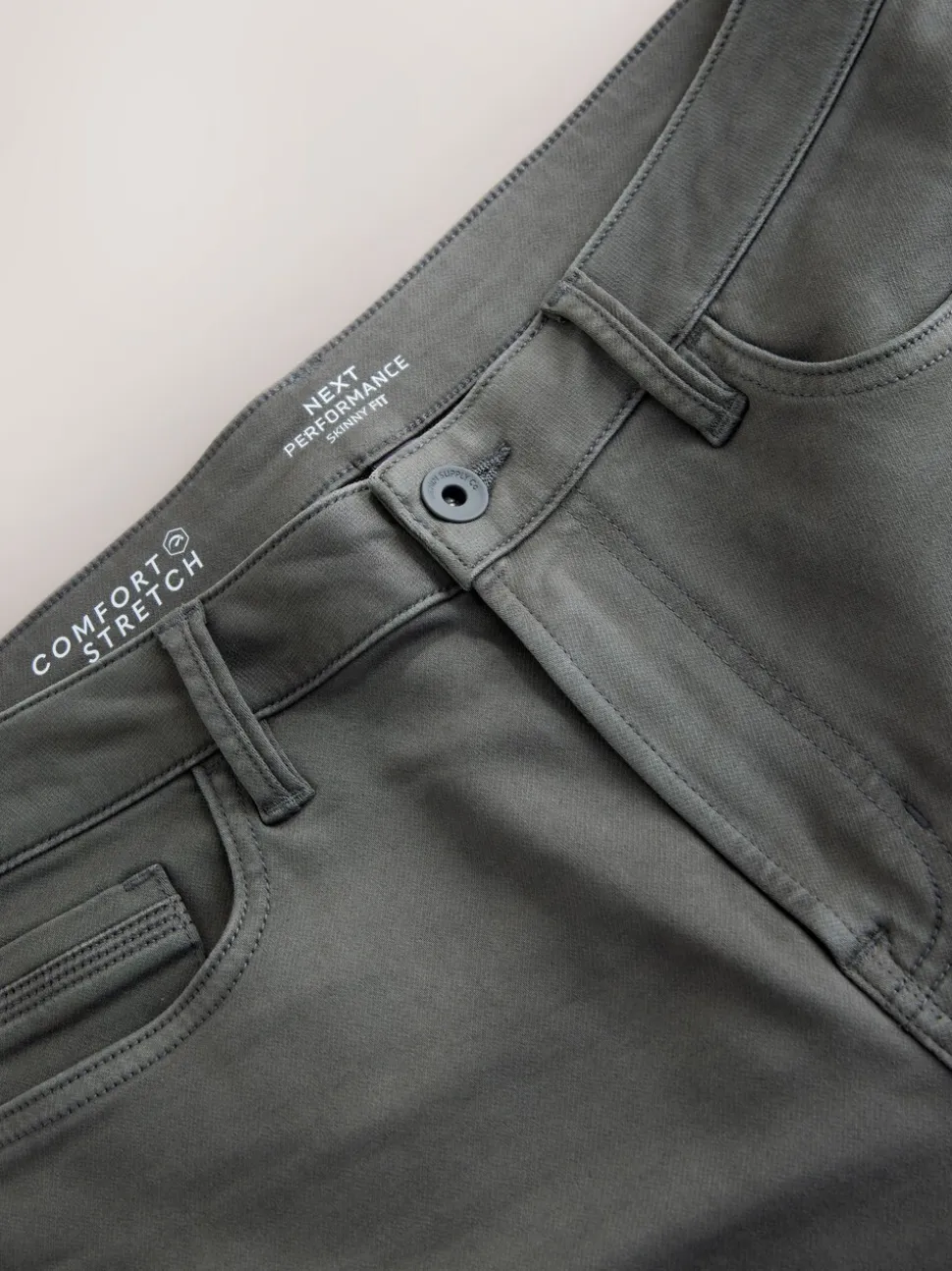 Antracietgrijs - Strakke Pasvorm - Comfortabele stretchjeans