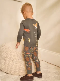 Antracietgrijs/bruin Gruffalo - Knus Pyjama's met enkele licentie (9mnd-9jr)
