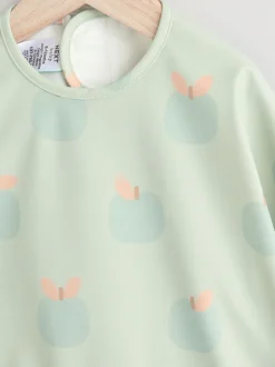 Apple - Slabbetje met mouwen voor spenen en voeden