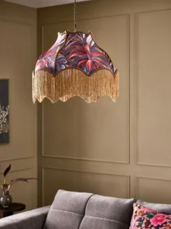 Arabella Fringed Easy Fit Pendant Light Shade
