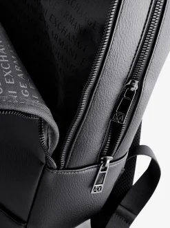 Armani Exchange Logo Black Backpack
