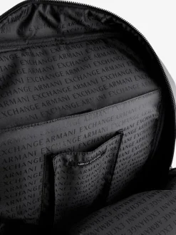 Armani Exchange Logo Black Backpack