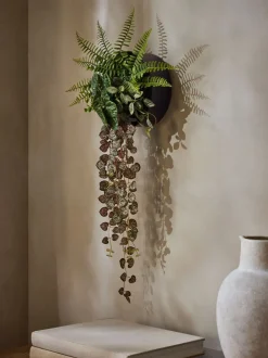 Artificial Plants in Bronx Wall Hanging Planter