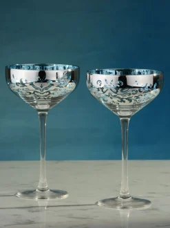 Artland set van 2 filigraan champagneglazen