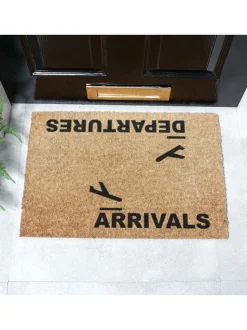 Artsy Mats Aankomst en Vertrek Deurmat