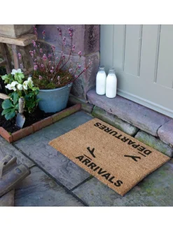Artsy Mats Aankomst en Vertrek Deurmat