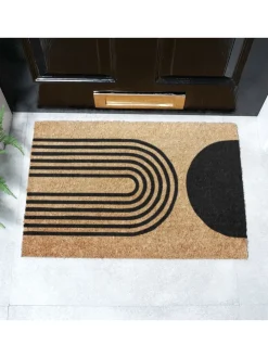 Artsy Mats Abstracte Halvemaanvormige Deurmat