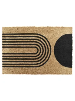 Artsy Mats Abstracte Halvemaanvormige Deurmat