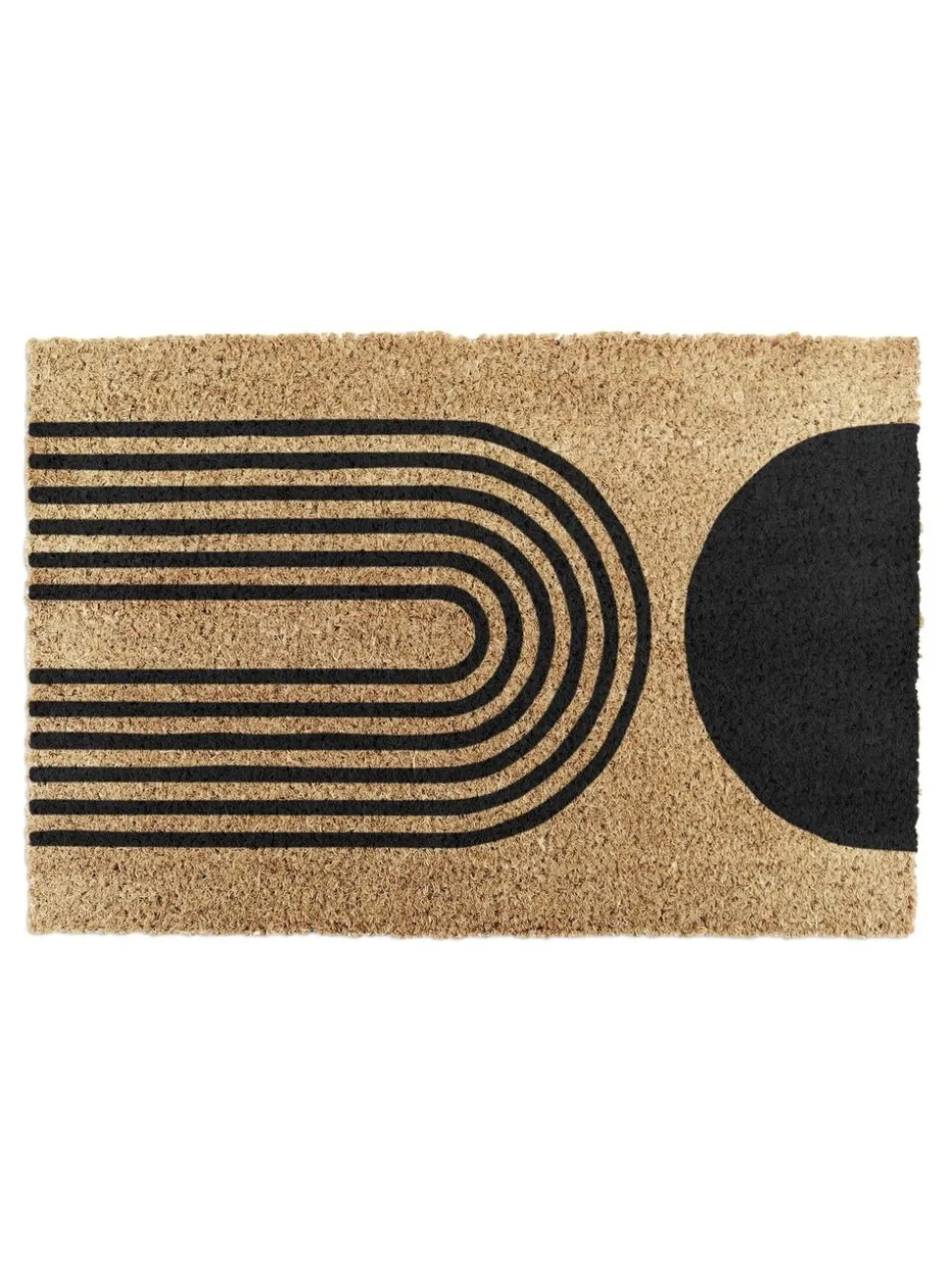Artsy Mats Abstracte Halvemaanvormige Deurmat