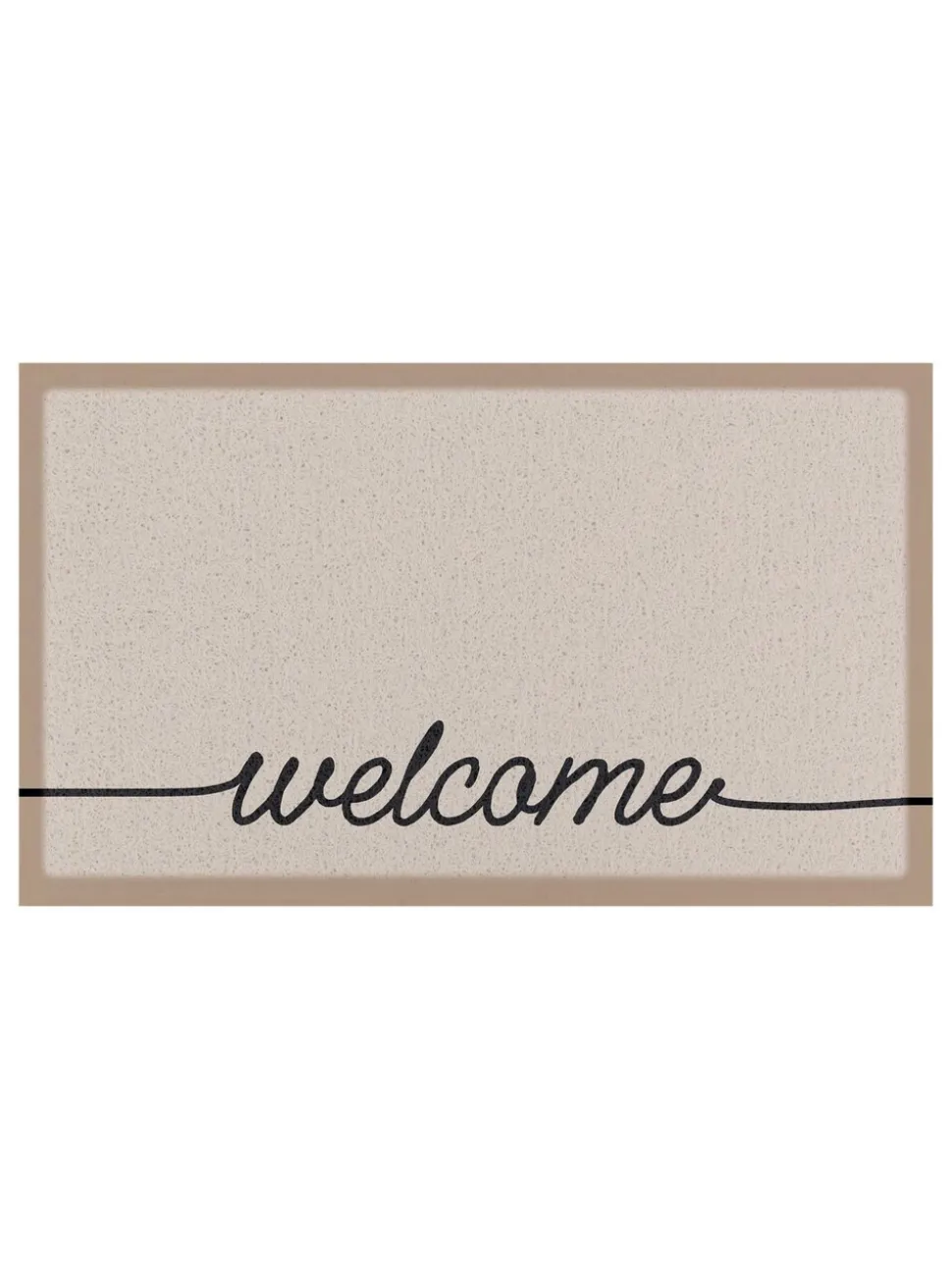 Artsy Mats Beige Welscribble Indoor Outdoor Doormat
