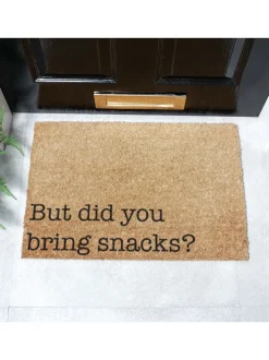 Artsy Mats But Did You Brings Snacks deurmat