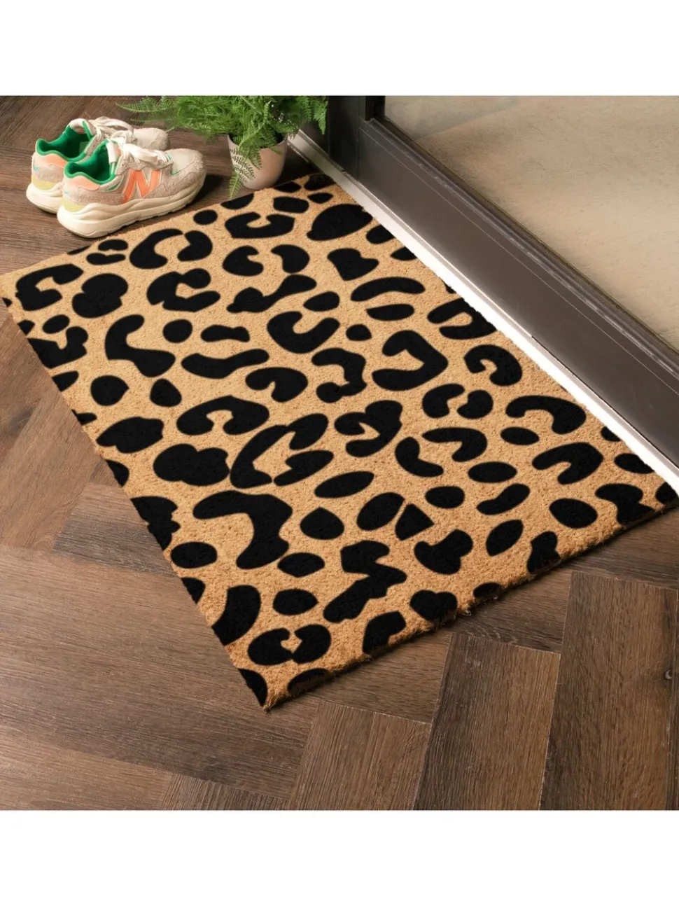 Artsy Mats Country Wonen Voordeurmat met Luipaardprint