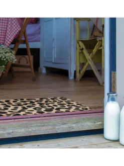 Artsy Mats Country Wonen Voordeurmat met Luipaardprint