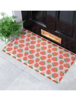 Artsy Mats deurmat met aardbeienpatroon