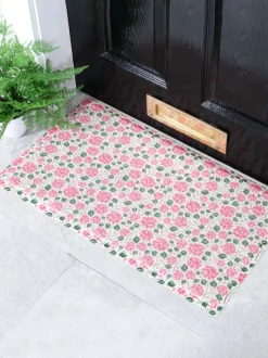 Artsy Mats deurmat met hortensia print