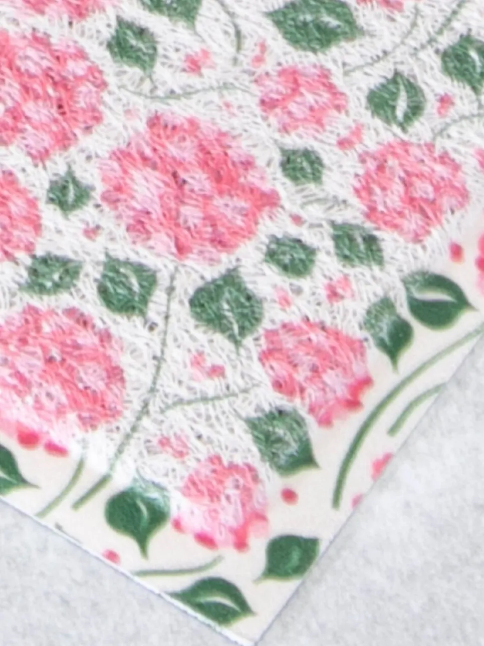 Artsy Mats deurmat met hortensia print