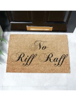 Artsy Mats deurmat met No Riff Raff-print