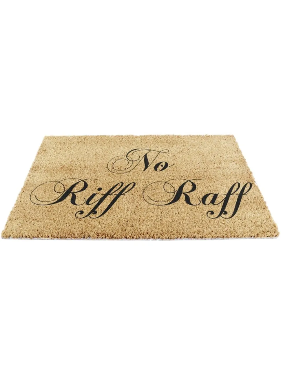 Artsy Mats deurmat met No Riff Raff-print
