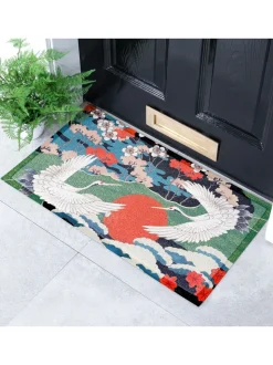 Artsy Mats Japanse Vogel Binnen- en Buitendeurmat