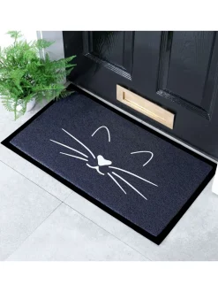 Artsy Mats Kattengezicht deurmat voor binnen en buiten