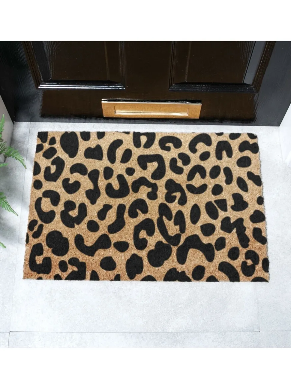 Artsy Mats Leopard Print Doormat