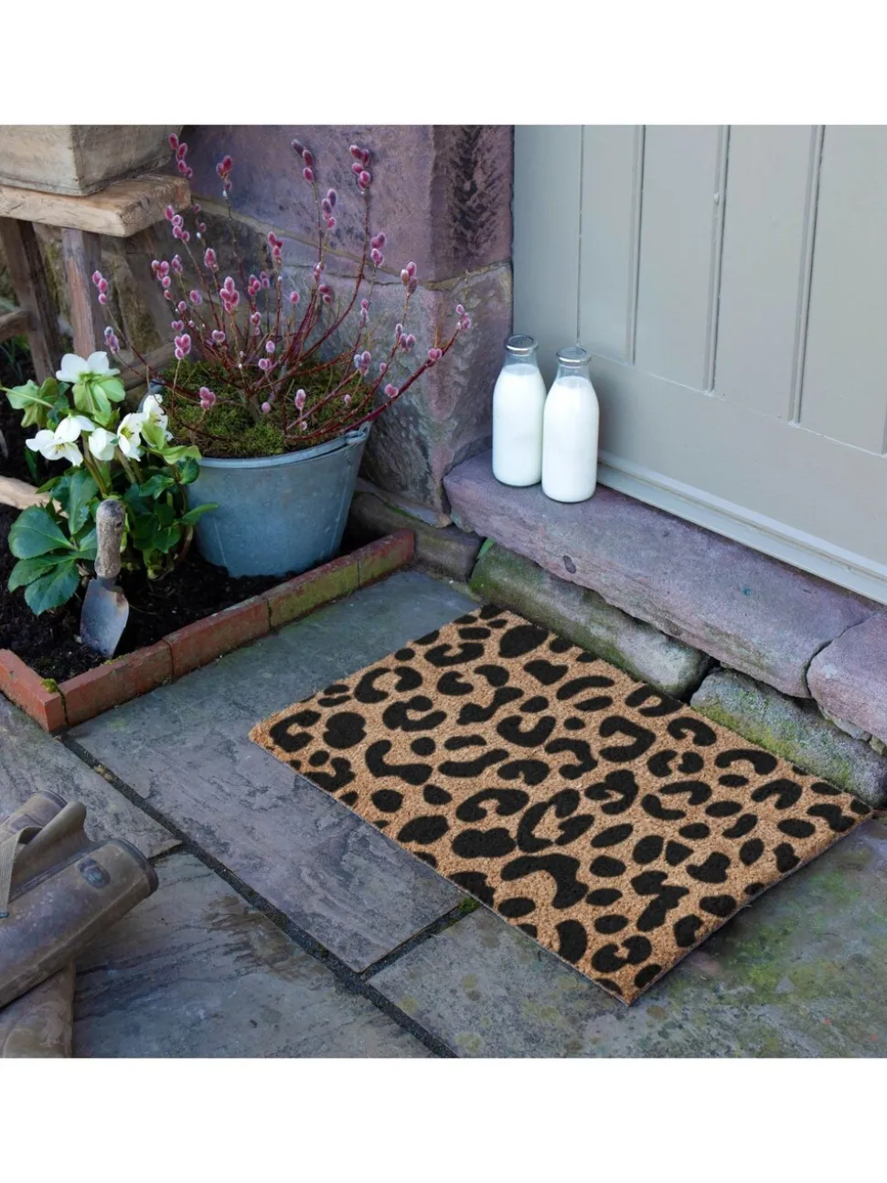 Artsy Mats Leopard Print Doormat