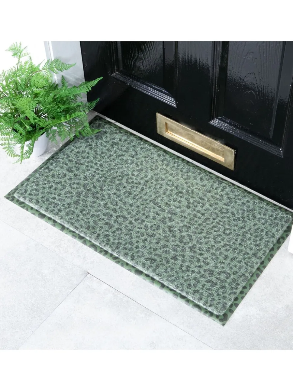 Artsy Mats Leopard Print Doormat
