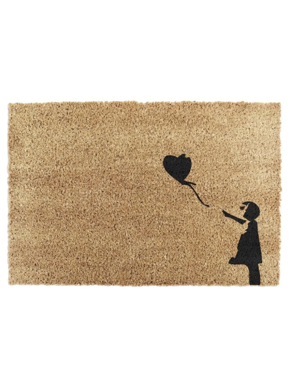 Artsy Mats Meisje met een Ballon Graffiti Deurmat