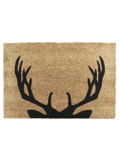 Artsy Mats Stag Antlers Doormat