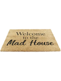 Artsy Mats 'Welcome To The Mad House' deurmat