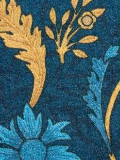 Artsy Mats William Morris Blue Indoor Washable Doormat