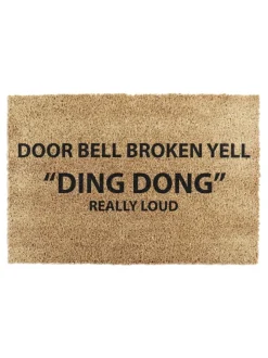 Artsy Mats Yell Ding Dong Deurmat