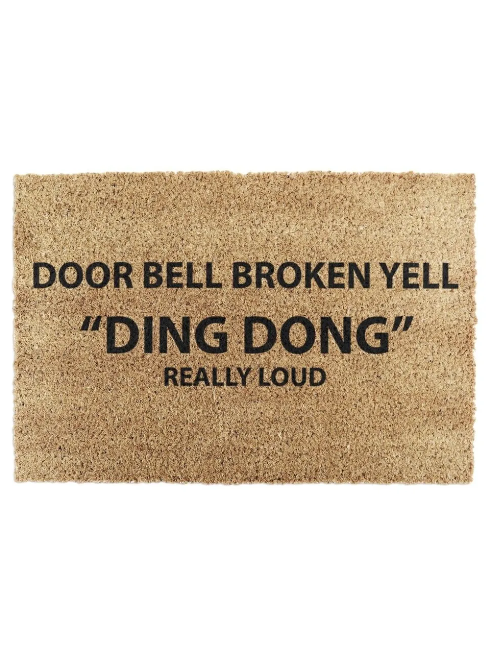 Artsy Mats Yell Ding Dong Deurmat